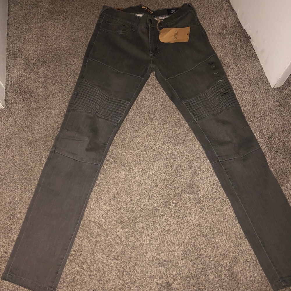 Ring of Fire moto biker jeans